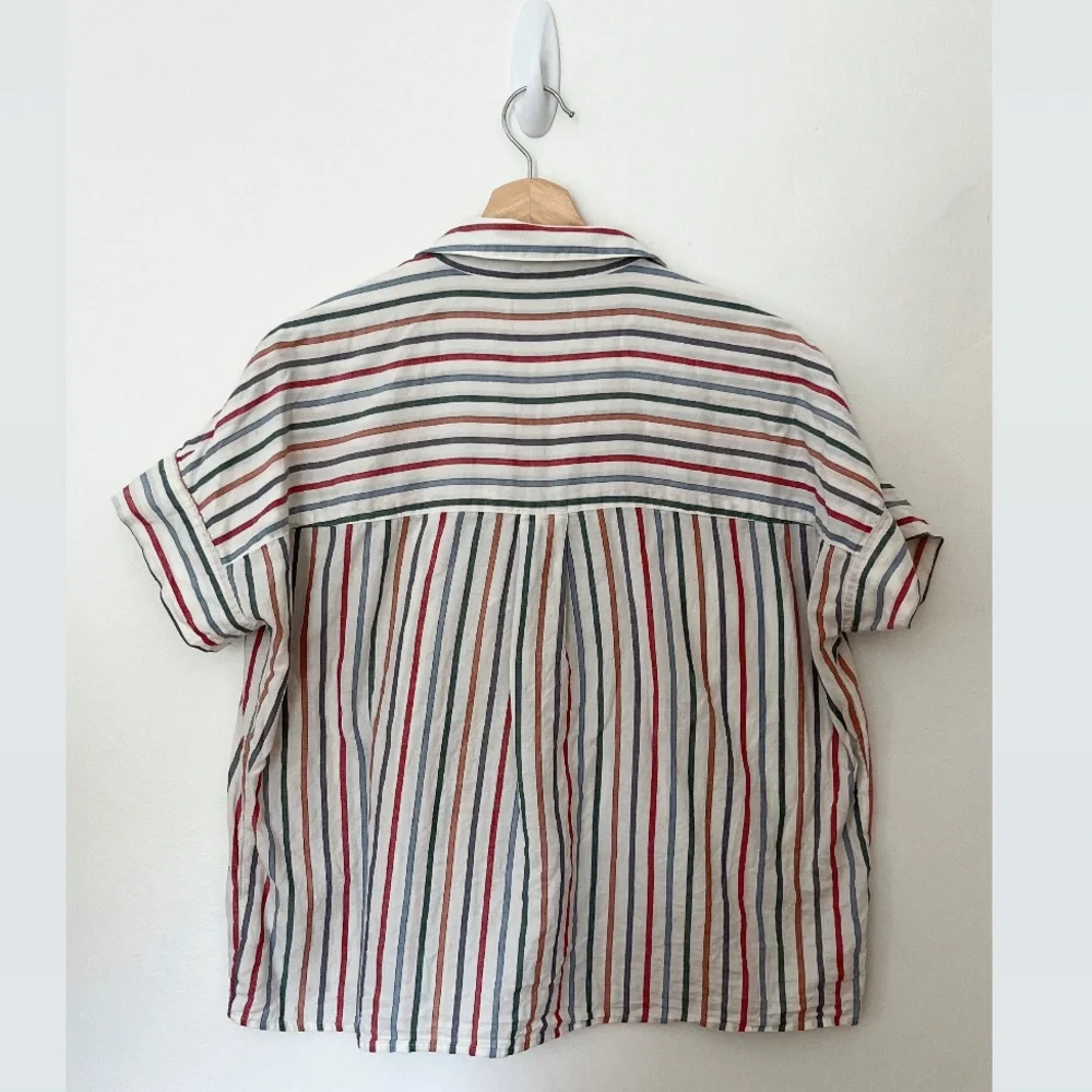 Madewell Park Popover Shirt - S - Picture 2 of 5